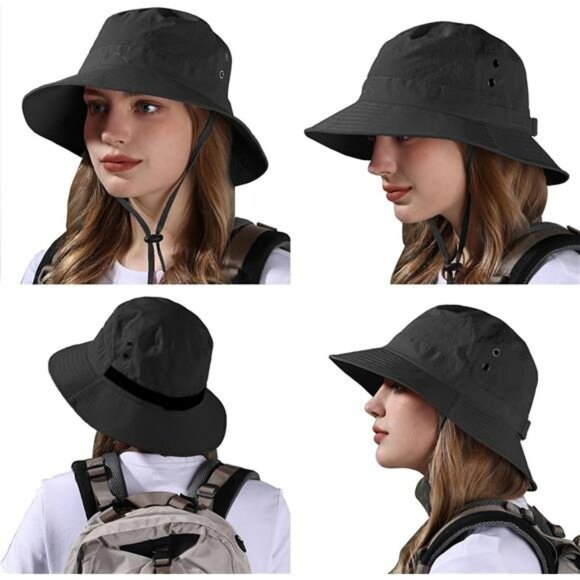 Cooling Sun Bucket Hat UPF 50 for Men Women Fishing Hiking Beach Golf Outdoor - Picture 4 of 6